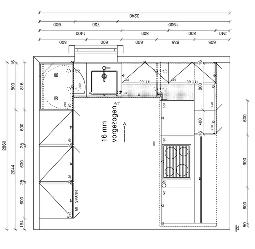 Einbauküche Concept 130 HSP74.700 von Häcker 